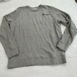 Champion Men's Heather Gray Crewneck Sweater